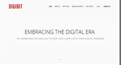 Desktop Screenshot of digibit.co.za